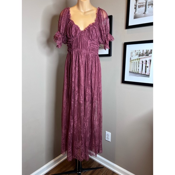 Free People Dear Jane Lace Midi Dress - Picture 9 of 11